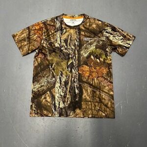 Essential dry fit material realtree mossy oak camo all over print tee shirt